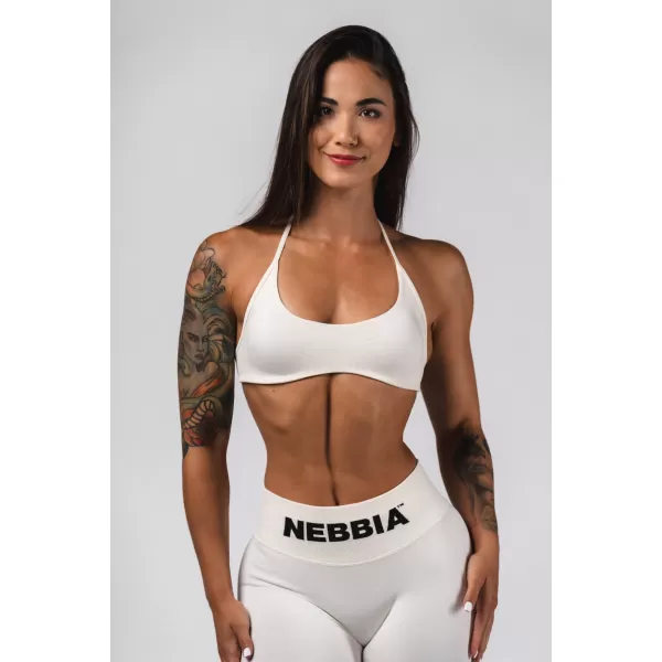  Brezšivni dvižni športni modrček FLOW SEAMLESS 495 CREAM Nebbia 