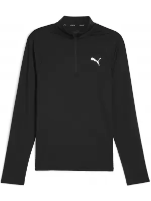 Športna majica PUMA RUN CLOUDSPUN 1/4 ZIP 52499201 ČRNA PUMA
