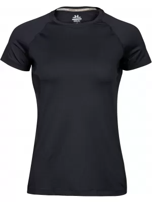 Ženska majica s kratkimi rokavi TEE JAYS | TJ 7021 ČRNA