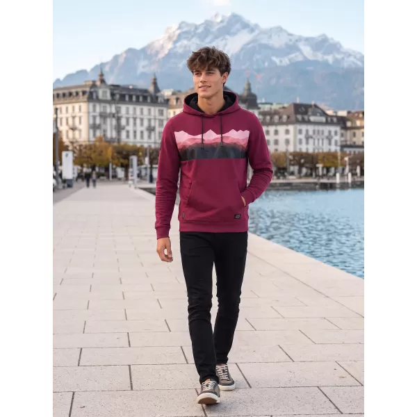  Moška jopica ALTISPORT GORO BURGUND 