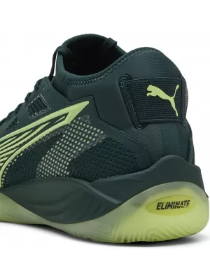 Moški čevlji PUMA ELIMINATE NITRO SQD 4 10843801 ZELENA/FIZZY/BELA/SREBRNA