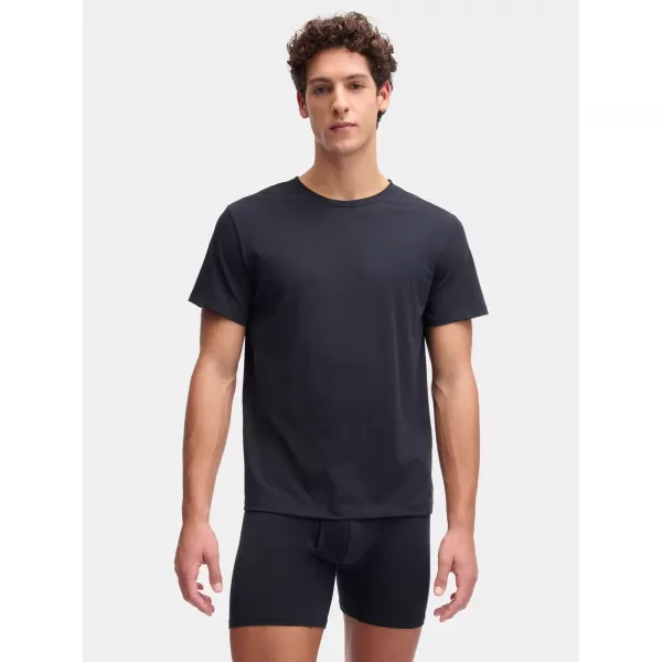  Moška majica s kratkimi rokavi UNDER ARMOUR M UA PERF COTTON CREW NECK-2PK 6007621-001 ČRNA 