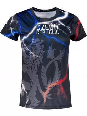 Ženska vrhunska majica s kratkimi rokavi ALTISPORT VOJ/ALW118TR01 BLISKAVICA