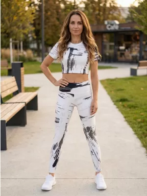 Ženski vrhunski kratki top ALTISPORT VOJ/ALW010TR07 BELA