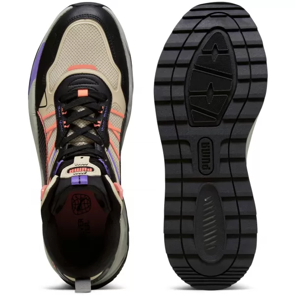  Škornji PUMA TRINITY MID HYBRID 39232703 GRANOLA/ČRNA/OGNJENA KORALA 