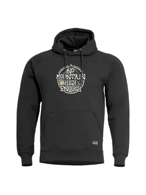 Pulover PENTAGON PHAETON HOOD SWEATER NO MOUNTAIN K09021 ČRNA
