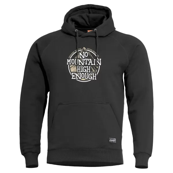  Pulover PENTAGON PHAETON HOOD SWEATER NO MOUNTAIN K09021 ČRNA 