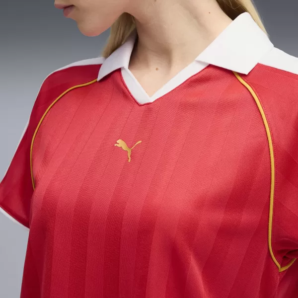  Ženski dres PUMA T7 RELAXED FOOTBALL JERSEY 63215711 ZA VSE ČASE RDEČE 