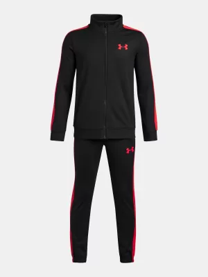 Fantovski komplet UNDER ARMOUR UA RIVAL KNIT TRACK SUIT 1363290-006 ČRNA