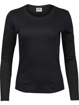 Ženska majica s kratkimi rokavi TEE JAYS | TJ 590 ČRNA