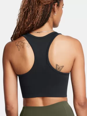 Ženski nedrček UNDER ARMOUR VANISH SEAMLESS MID BRA 1384419-001 ČRNA