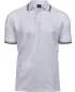 Moška majica s kratkimi rokavi TEE JAYS | TJ 1407 BELA/MORNARSKO MODRA