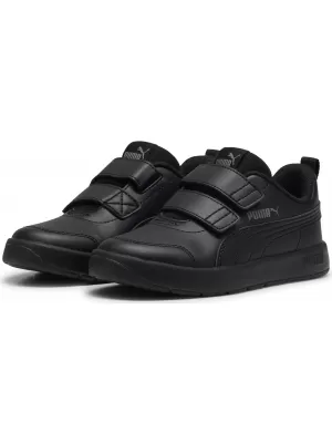 Otroški čevlji PUMA COURTFLEX V3 V PS 39764201 PUMA ČRNA/ČRNA/LITO ŽELEZO