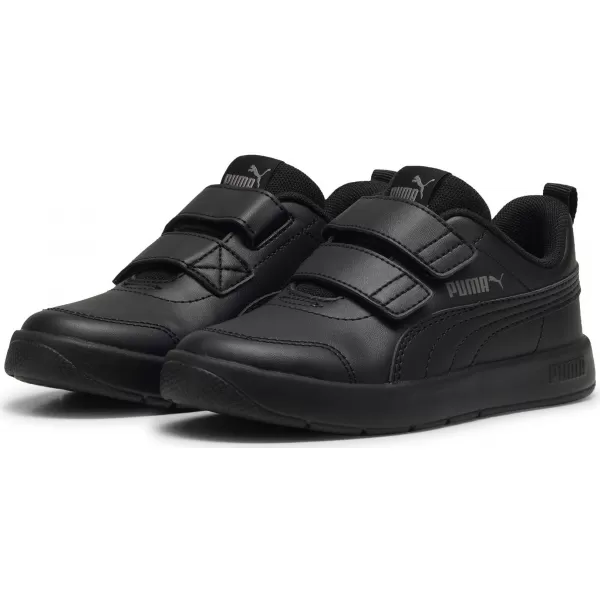  Otroški čevlji PUMA COURTFLEX V3 V PS 39764201 PUMA ČRNA/ČRNA/LITO ŽELEZO 