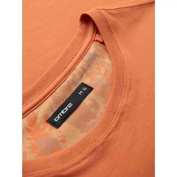  Srajca OMBRE OM-TSPT-0227 ORANŽNA 