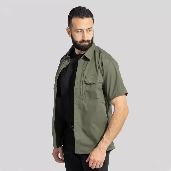  Moška srajca PENTAGON PLATO SHIRT SHORT K02019 ČRNA 