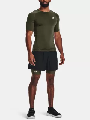 Moška majica s kratkimi rokavi UNDER ARMOUR UA HG ARMOUR COMP SS 1361518-390 ZELENA