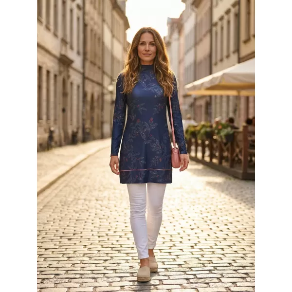  Turtleneck ALTISPORT GWENITH TEMNO MODRA 