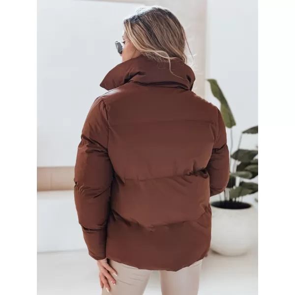  Ženska jakna DSTREET TY4958 RJAVA 
