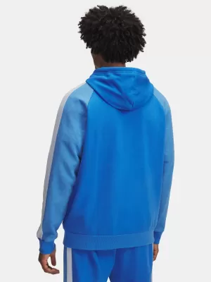 Moški pulover UNDER ARMOUR RIVAL FLC CB HOOD MODRA