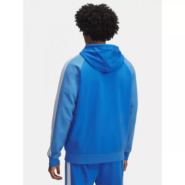  Moški pulover UNDER ARMOUR RIVAL FLC CB HOOD MODRA 
