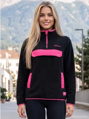 Ženski pulover iz flisa ALTISPORT GEMMY ČRNA