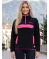 Ženski pulover iz flisa ALTISPORT GEMMY ČRNA