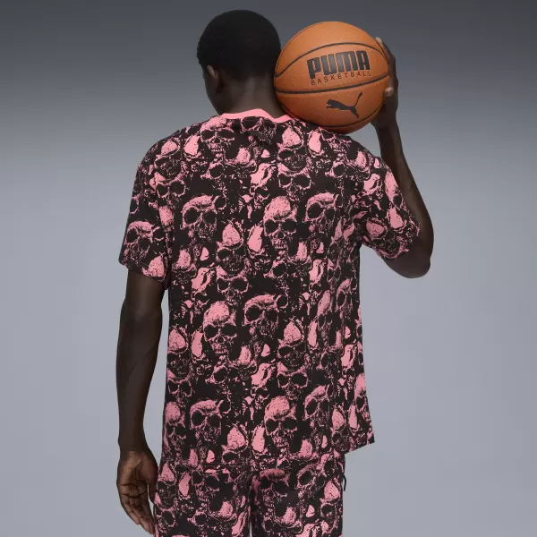  Srajca PUMA WORLD TOUR-NAMENT AOP TEE 63235601 SONCE UDARI/AOP 