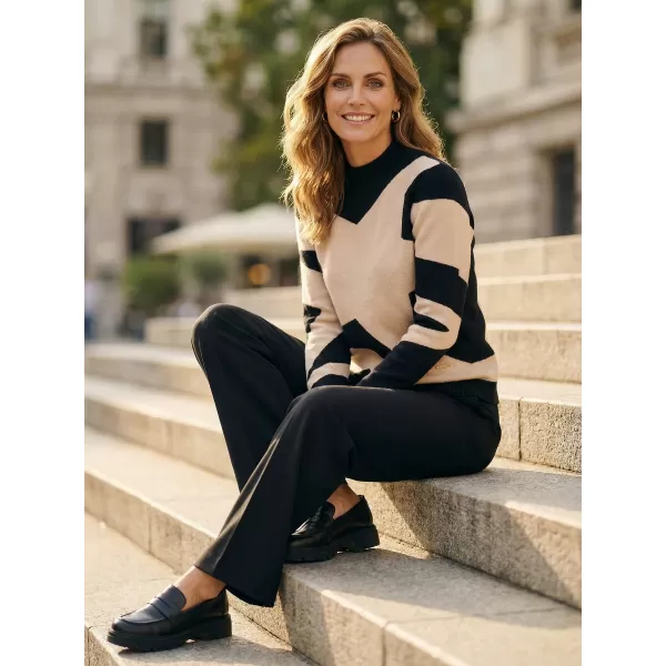  Ženski pulover KIXMI VALERIA SVETLO BEŽ 