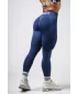 Brezšivne ekstra push-up pajkice z visokim pasom FLOW SEAMLESS 496 BLUE Nebbia