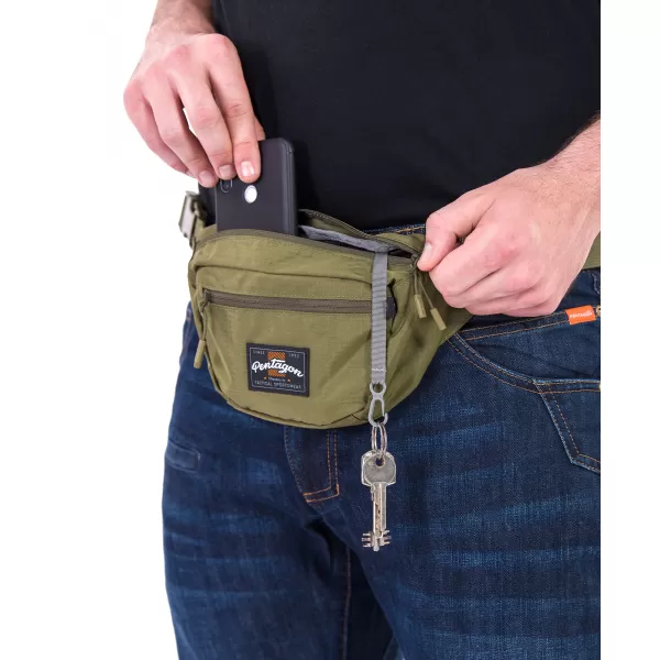  Ohišje PENTAGON MINOR TRAVEL POUCH K17080 OLIVNO ZELENA 