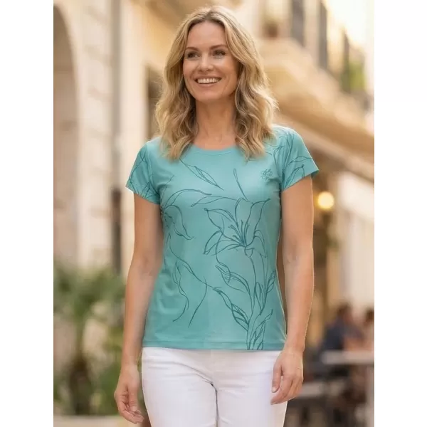  Vrhunska ženska majica za prosti čas ALTISPORT VOJ/ALW100TR06 KEROZIN 