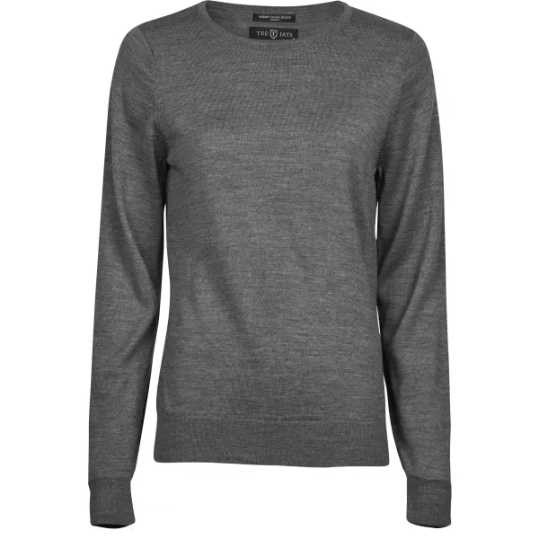  Ženski pulover TEE JAYS | TJ 6006 SIVI MELANŽ 