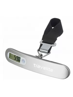 Ročna tehtnica TRAVELITE LUGGAGE SCALE SREBRO