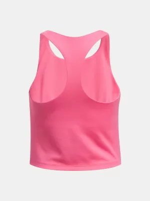 Dekliški brezrokavnik UNDER ARMOUR G MOTION BRANDED CROP TANK 1390079-672 ROZA