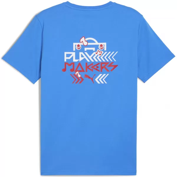  Srajca PUMA NEYMAR JR PLAYMAKER TEE 66032110 PUMA TEAM ROYAL/PUMA RED 