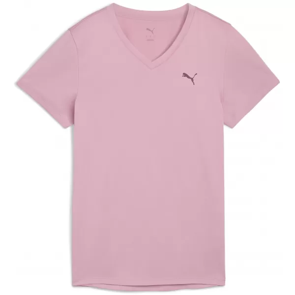  Srajca PUMA W TAD ESSENTIAL VNECK TEE 52589065 POLOŽENA ROZA 