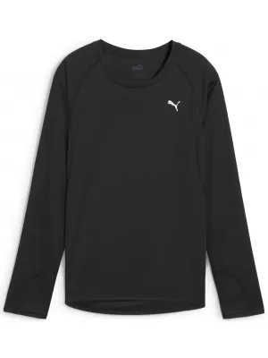 Srajca PUMA W RUN VELOCITY LONG SLEEVE (POLY) 52658101 PUMA ČRNA