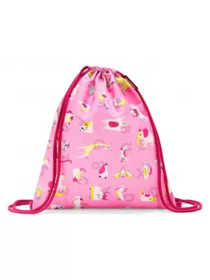 Športna torba REISENTHEL MYSAC KIDS ABC PRIJATELJI ROZA