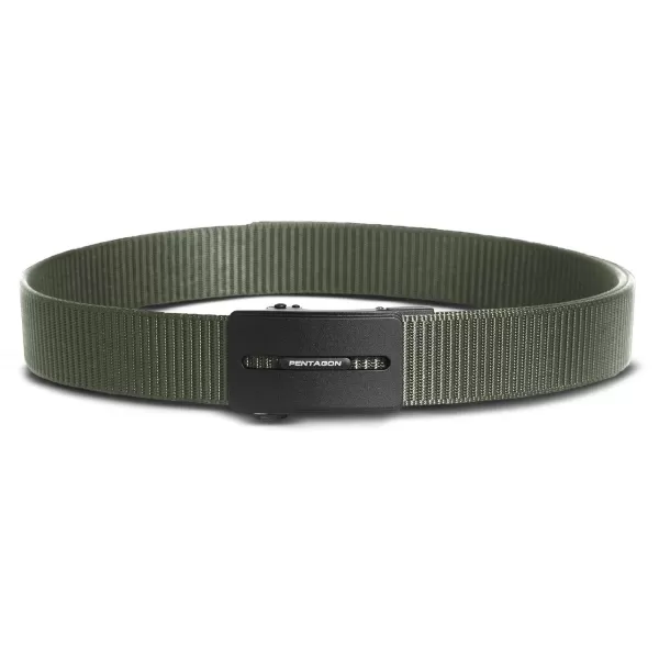  Pas PENTAGON REGAL BELT 35MM BLK K17103 OLIVNO ZELENA 