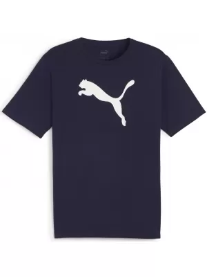 Moški dres PUMA TEAMRISE LOGO JERSEY COTTON 658705_06 PUMA NAVY/PUMA WHITE