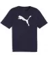 Moški dres PUMA TEAMRISE LOGO JERSEY COTTON 658705_06 PUMA NAVY/PUMA WHITE