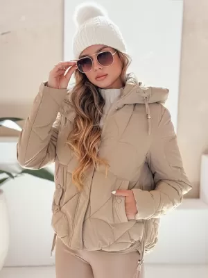 Ženska jakna DSTREET TY5041 KARAMELA