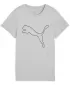 Srajca PUMA W TAD ESSENTIAL HEATHER LOGO TEE 52589304 SVETLO SIVA HEATHER
