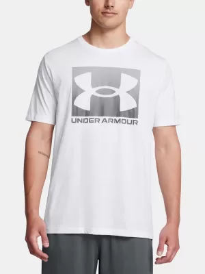 Moška majica s kratkimi rokavi UNDER ARMOUR UA M BOXED SPORTS UPDATED SS 1386793-100 BELA