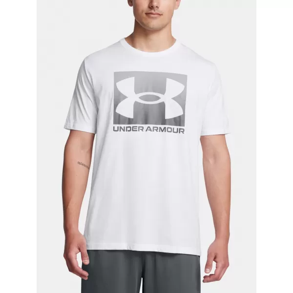  Moška majica s kratkimi rokavi UNDER ARMOUR UA M BOXED SPORTS UPDATED SS 1386793-100 BELA 