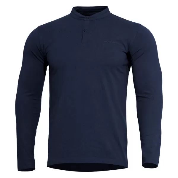  Majica PENTAGON ROMEO 2.0 HENLEY SHIRT K09016 POLNOČNO MODRA 