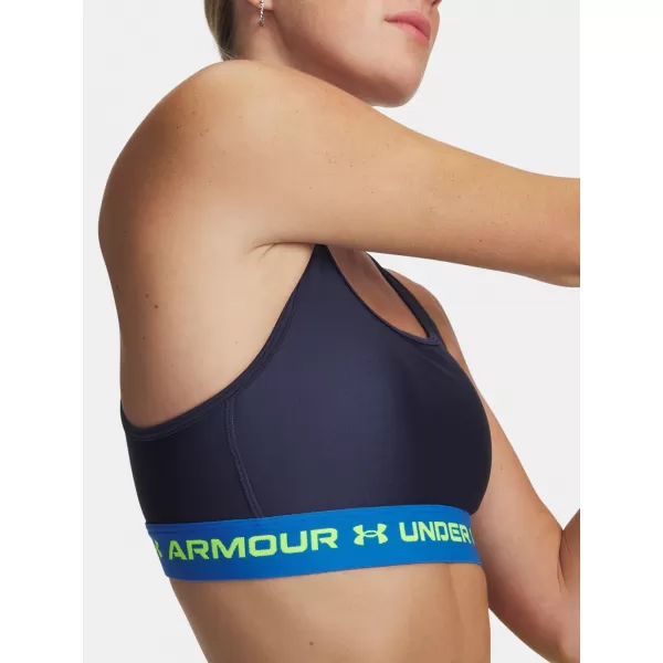  Ženski nedrček UNDER ARMOUR CROSSBACK MID BRA 1361034-403 MODRA 