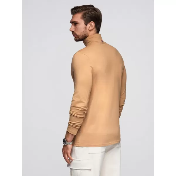  Srajca OMBRE OM-LSCL-0130 SVETLO RJAVA 