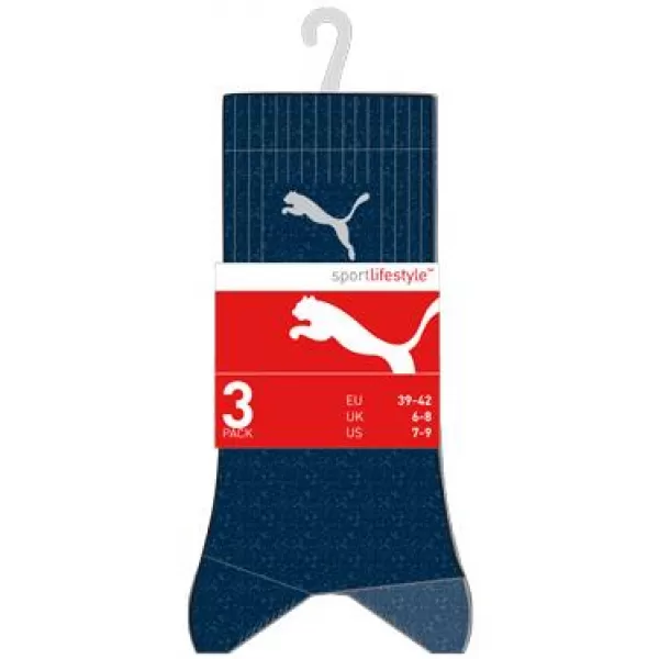  Moške nogavice PUMA CREW SOCK 3P 88035503 MORNARICA 